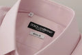 Vestido formal de hombre Dolce & Gabbana de algodón rosa claro Camisa DORADA