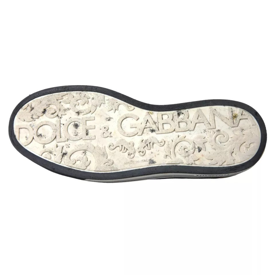 Zapatillas Dolce & Gabbana Crown Milano de cuero negro para hombre