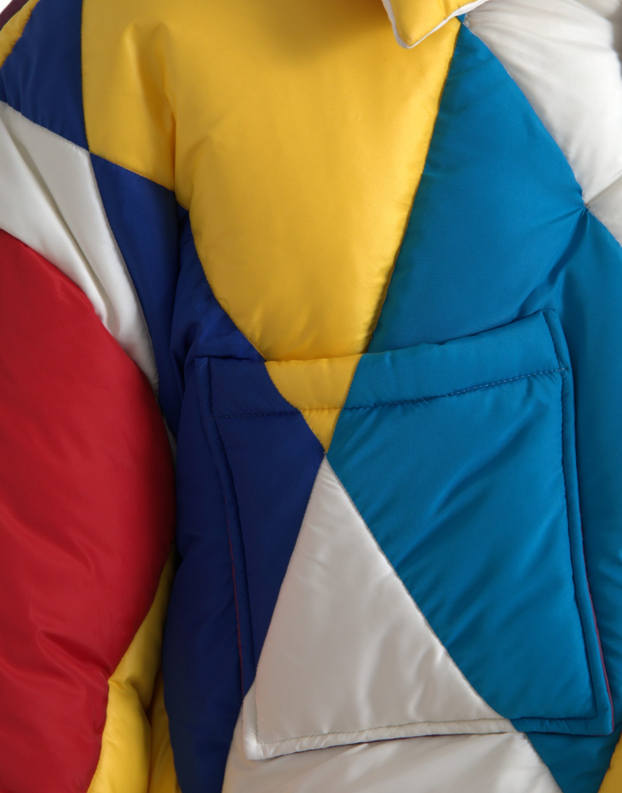 Chaqueta Acolchada Cortavientos Multicolor Dolce & Gabbana para Hombre