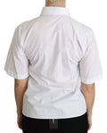 Camiseta Polo Dolce & Gabbana Blanca de Manga Corta con Cuello