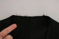 Dolce & Gabbana Chaleco negro liso entallado STAFF