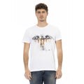 Camiseta de Algodón Blanca para Hombre Trussardi Action