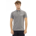 Baldinini Trend Gray Cotton Mens Polo Shirt