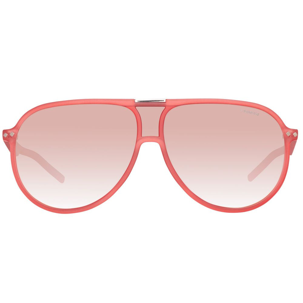 Gafas de sol Polaroid de acetato rojo