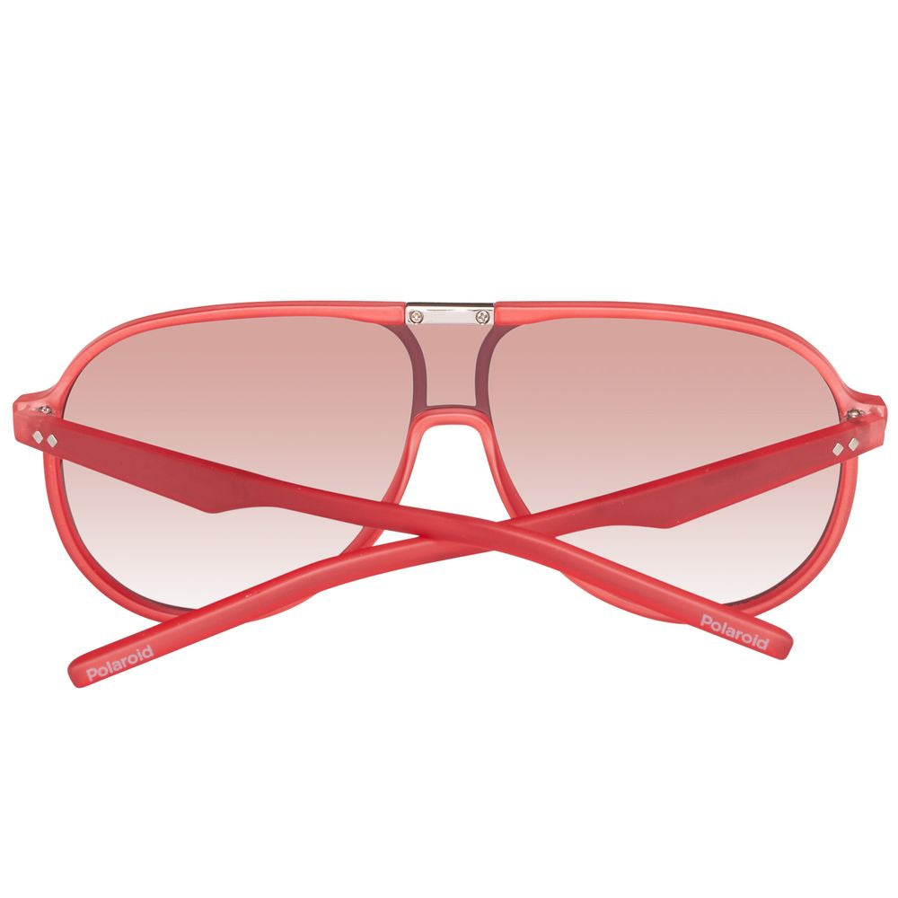 Gafas de sol Polaroid de acetato rojo