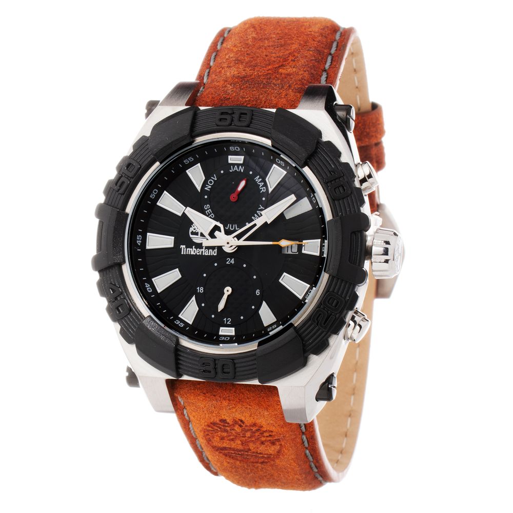 Reloj Timberland de cuero marrón