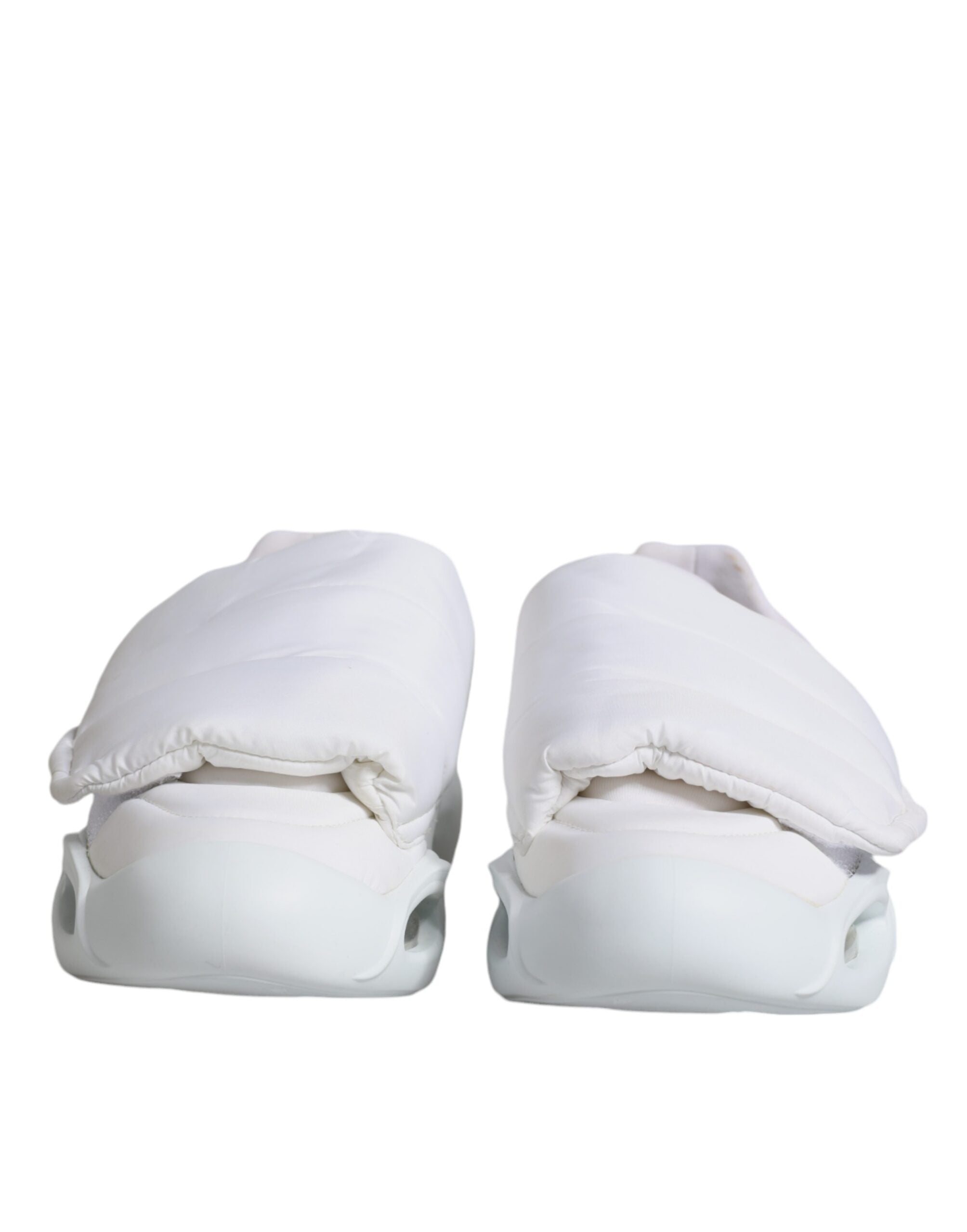Zapatillas deportivas bajas de tejido acolchado blancas Dolce & Gabbana