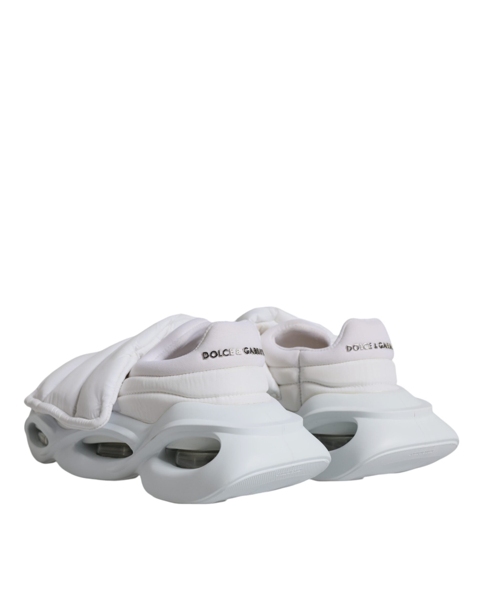 Zapatillas deportivas bajas de tejido acolchado blancas Dolce & Gabbana