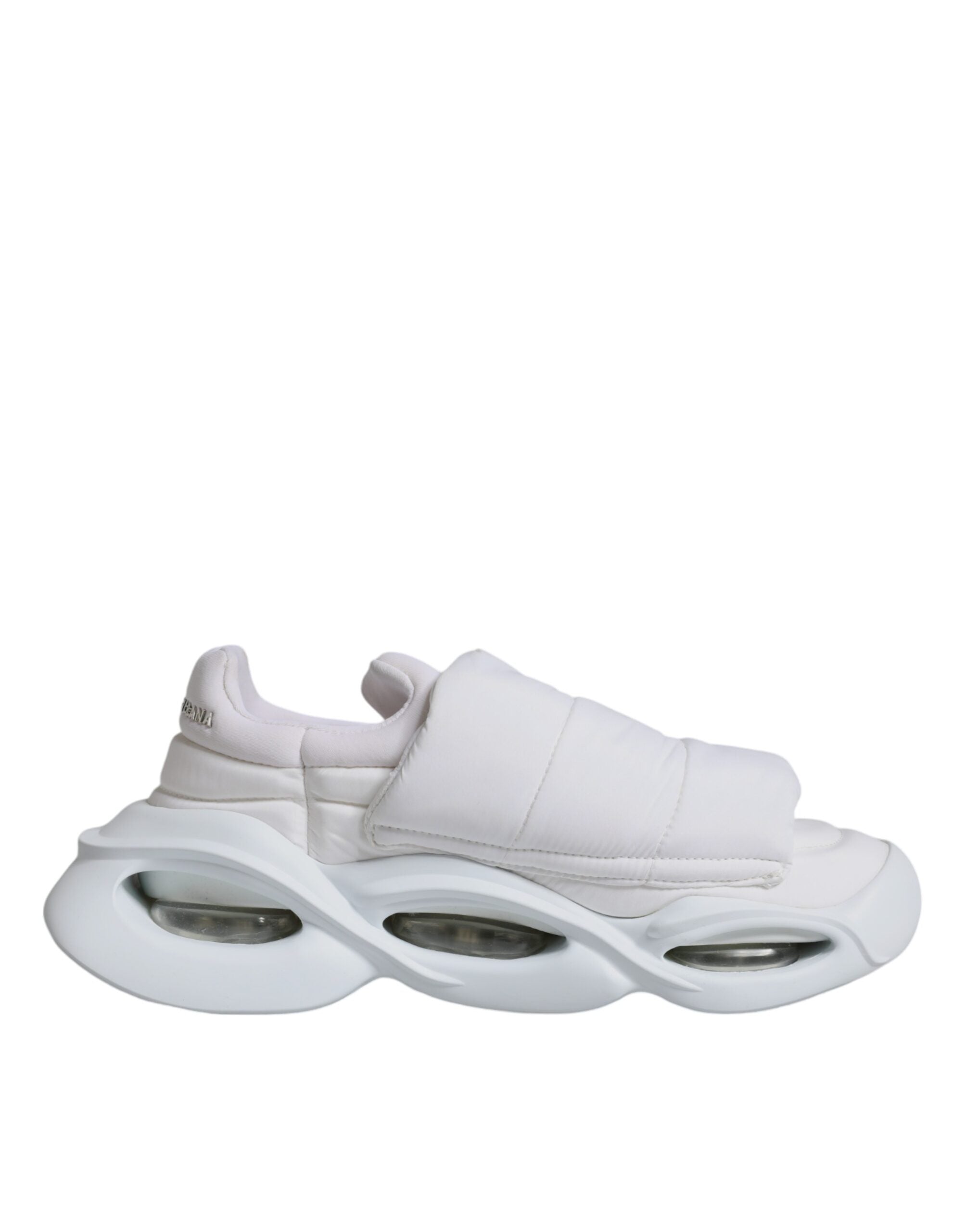 Zapatillas deportivas bajas de tejido acolchado blancas Dolce & Gabbana