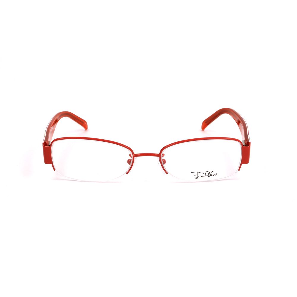 Emilio Pucci Orange Metal Frames