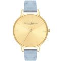 Olivia Burton Blue Leather Leather Watch