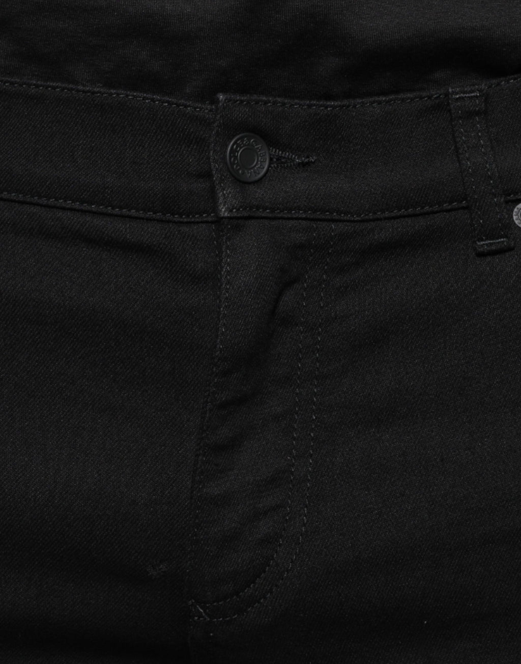 Dolce & Gabbana Black Cotton Stretch Skinny Men Denim Jeans