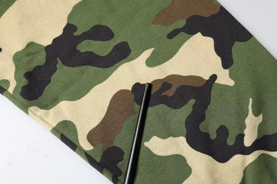 Sudadera suéter camuflaje multicolor Dolce & Gabbana