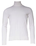 Jersey de cuello alto de manga larga blanco para hombre de Dolce & Gabbana