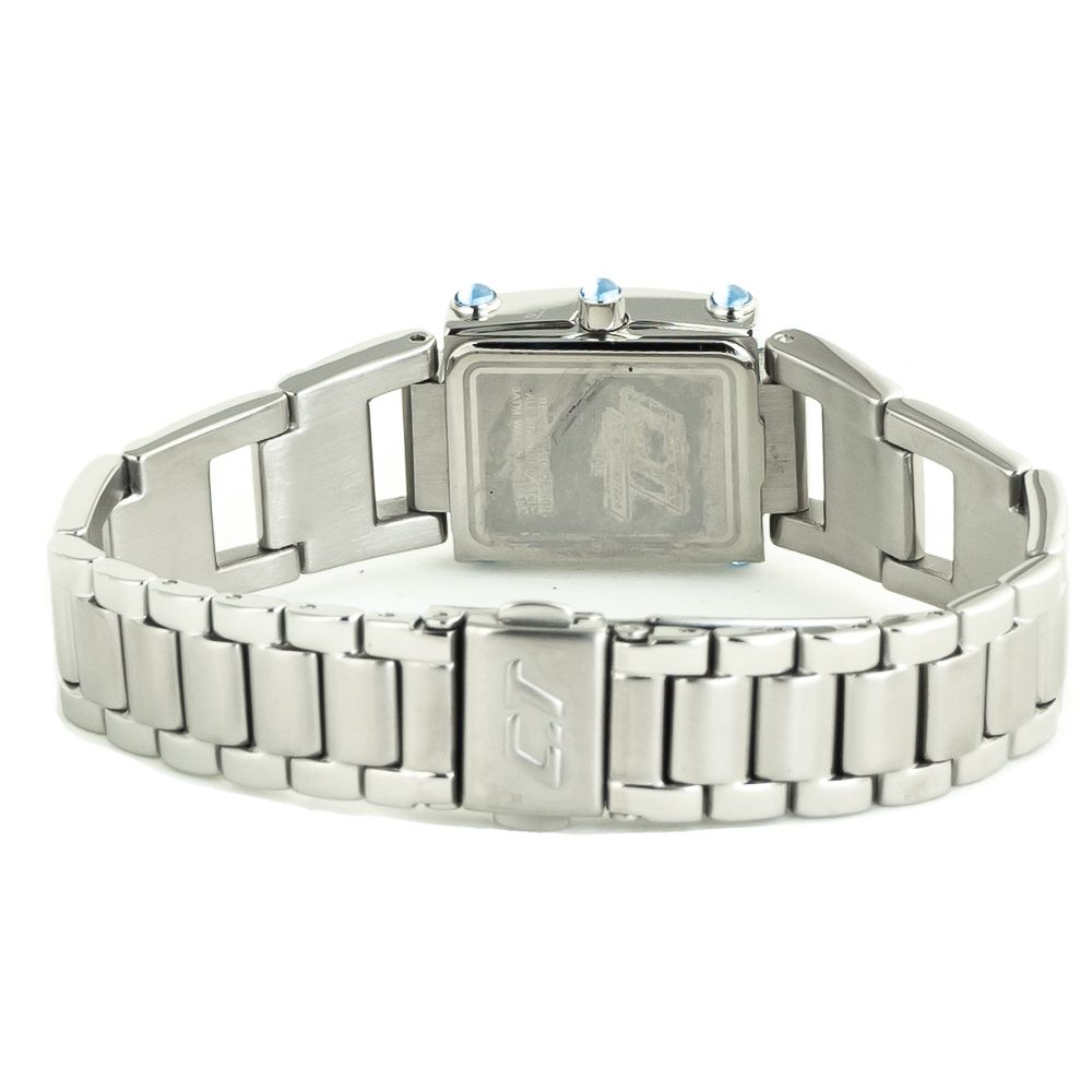 Chronotech Silver Stainless Steel Watch