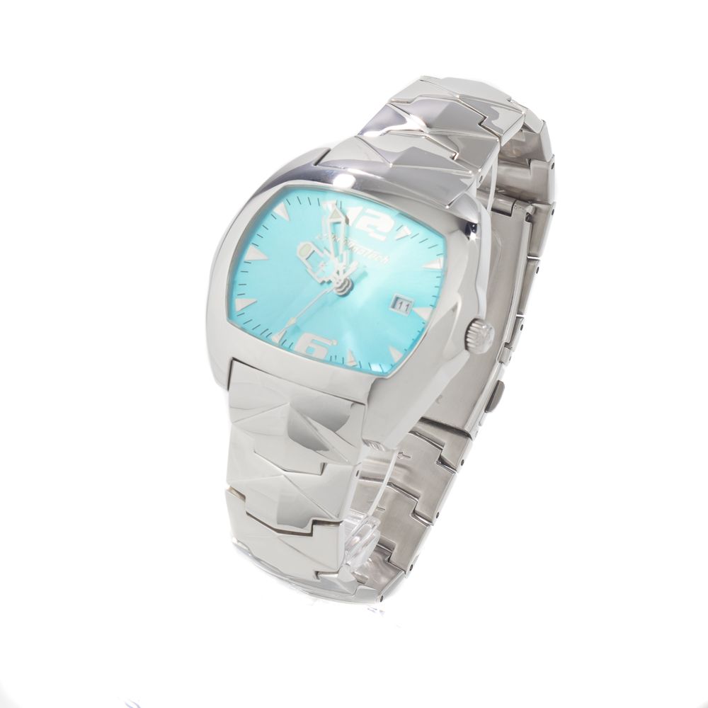 Reloj Chronotech de Acero Plateado