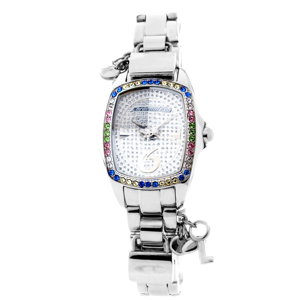 Chronotech Silver Stainless Steel Watch
