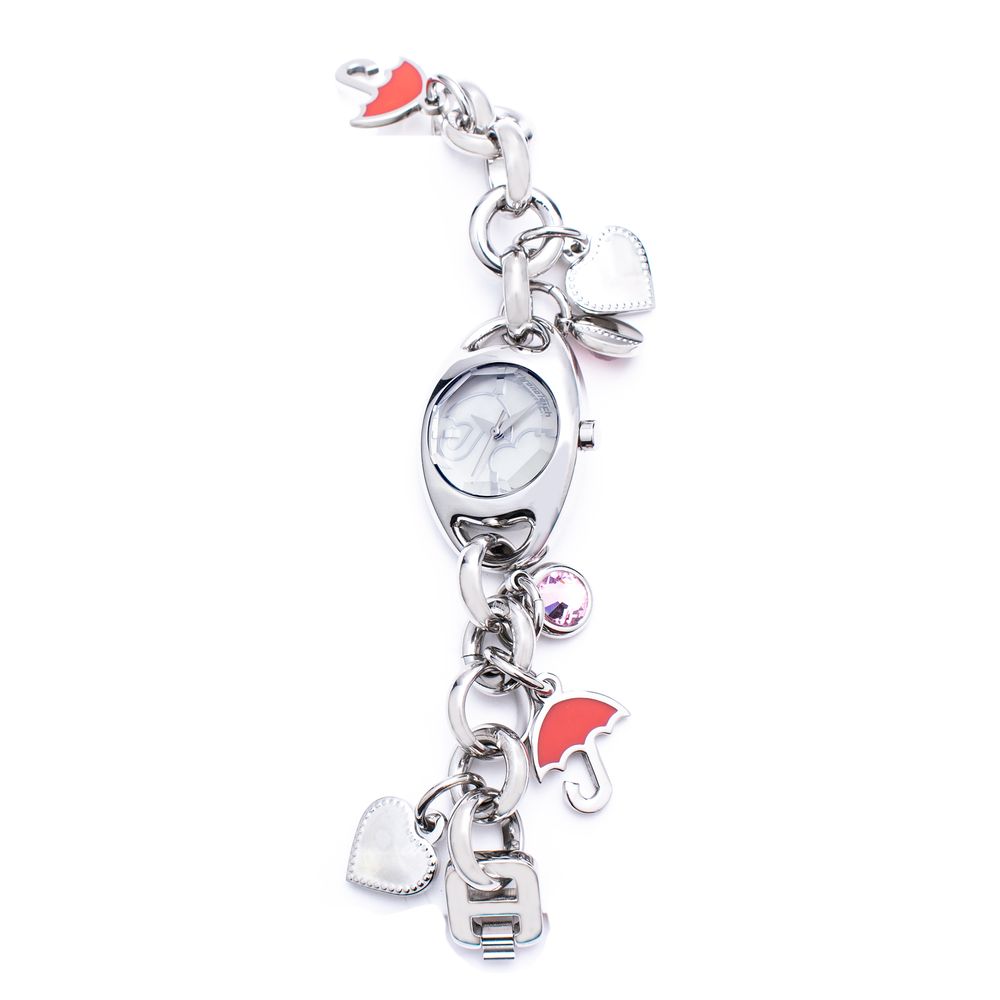 Chronotech Silver Stainless Steel Watch