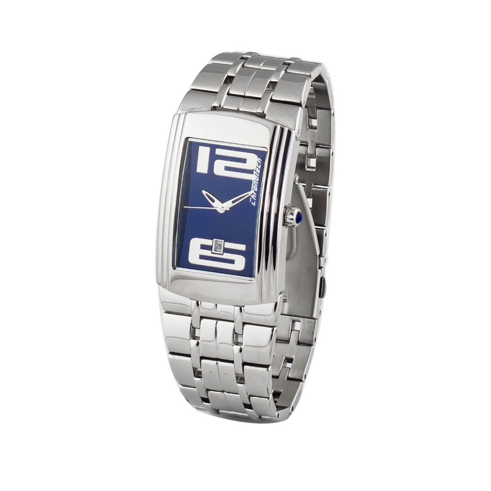 Chronotech Silver Stainless Steel Watch