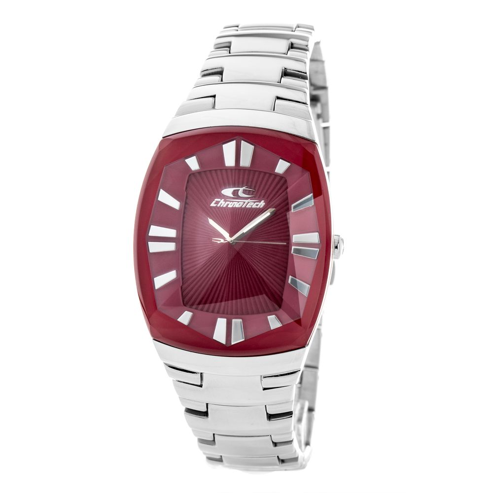 Chronotech Silver Stainless Steel Watch