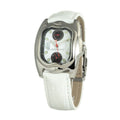 Chronotech White Leather Watch