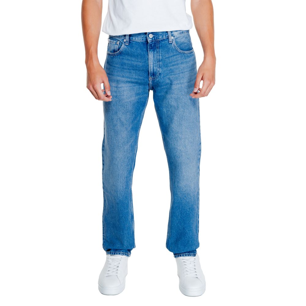 Calvin Klein Jeans Light Blue Cotton Jeans & Pant