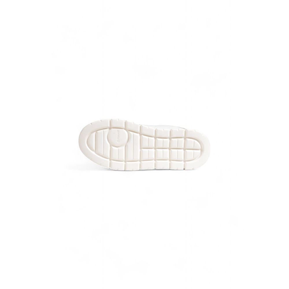 Zapatilla de Piel Blanca Crime London