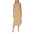 B.Young Yellow Cotton Dress