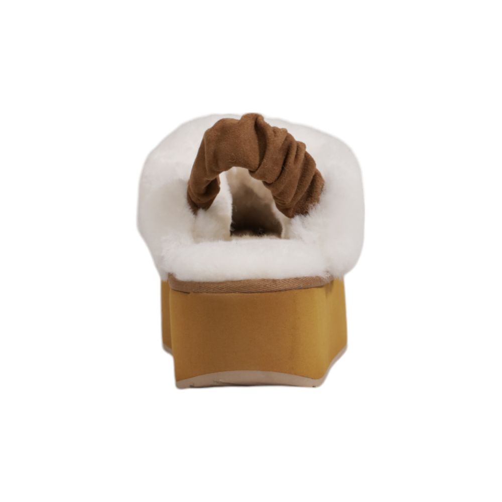 EMU Australia Beige Suede Leather Flat Shoe