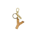 Alviero Martini Prima Classe Beige Artificial Leather Keychain