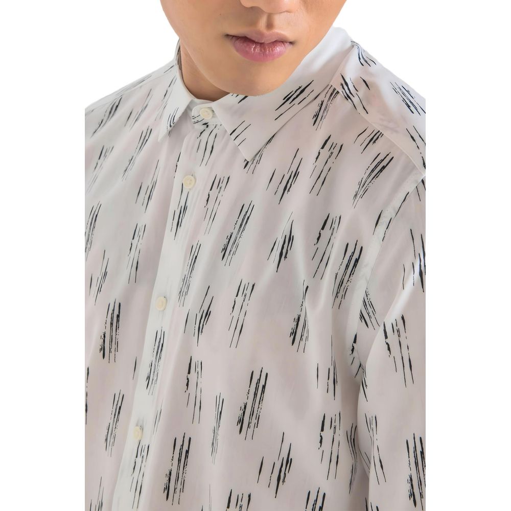 Camisa de Viscosa Blanca Antony Morato