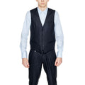 Chaleco de lino negro Antony Morato