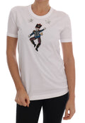 Camiseta de algodón con lentejuelas Cuento de Hadas de Dolce & Gabbana