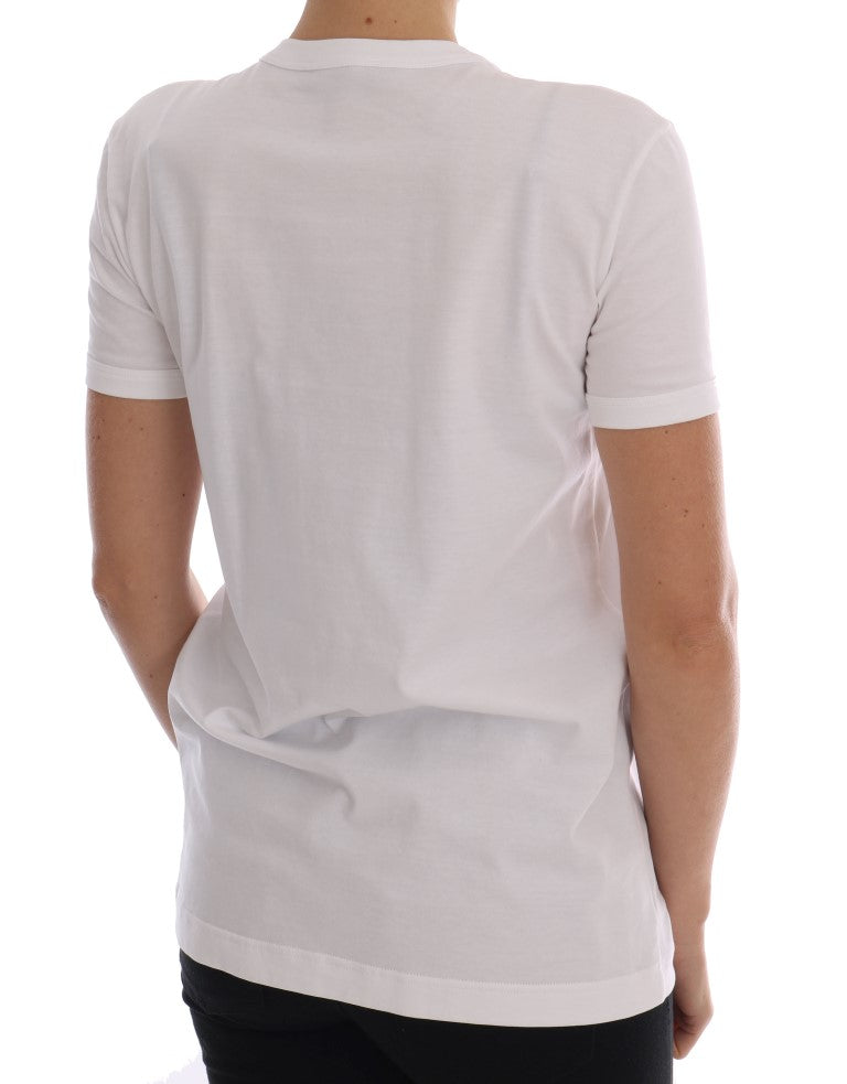 Camiseta de algodón con lentejuelas Cuento de Hadas de Dolce & Gabbana