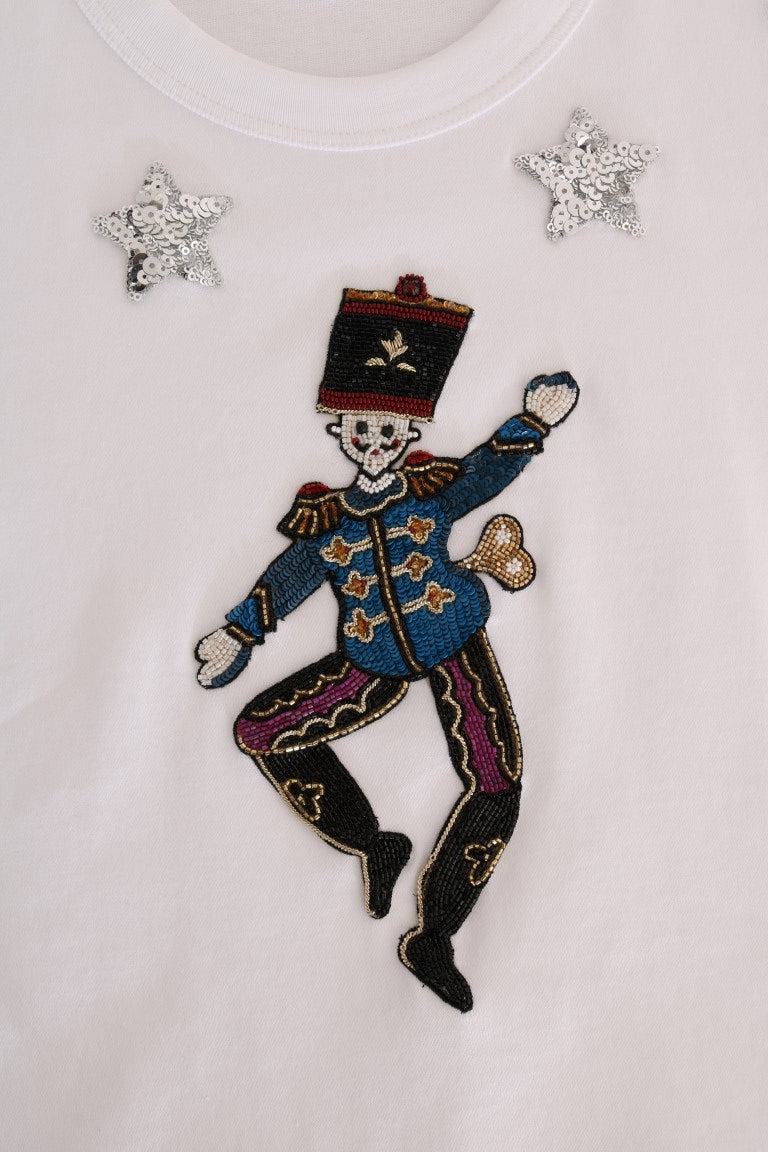 Camiseta de algodón con lentejuelas Cuento de Hadas de Dolce & Gabbana