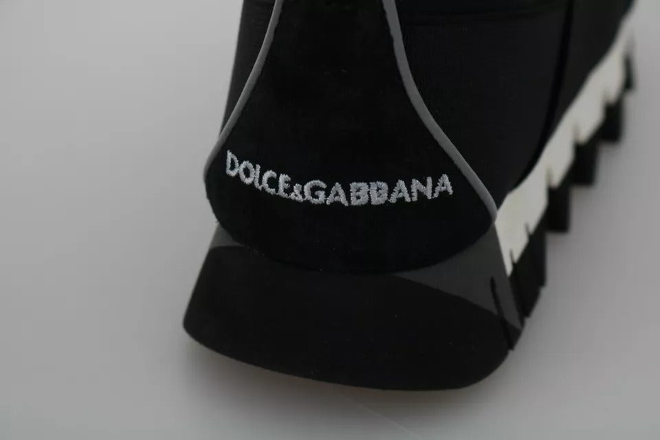Zapatillas elásticas de neopreno negras Shark de Dolce & Gabbana
