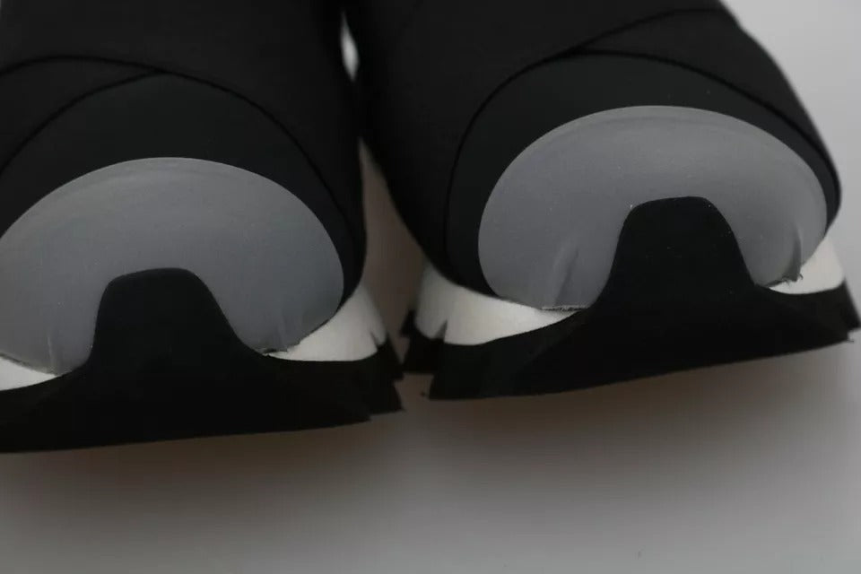 Zapatillas elásticas de neopreno negras Shark de Dolce & Gabbana