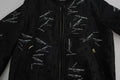 Chaqueta Bomber Dolce & Gabbana Negra con Cremallera Completa y Parche con Logotipo en Brocado
