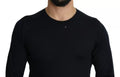 Sudadera de cuello redondo de cachemir negro de Dolce & Gabbana