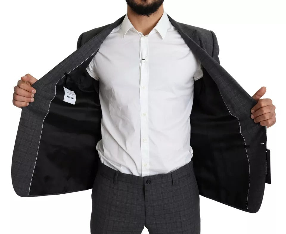 Traje Formal de 2 Piezas para Hombre DOLCE & GABBANA MARTINI de Lana Gris