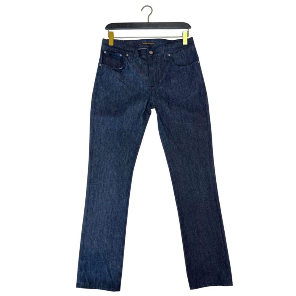 Nudie Jeans Jean Homme en Coton Bleu