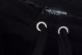 Pantalón de chándal Dolce & Gabbana pitillo de algodón negro