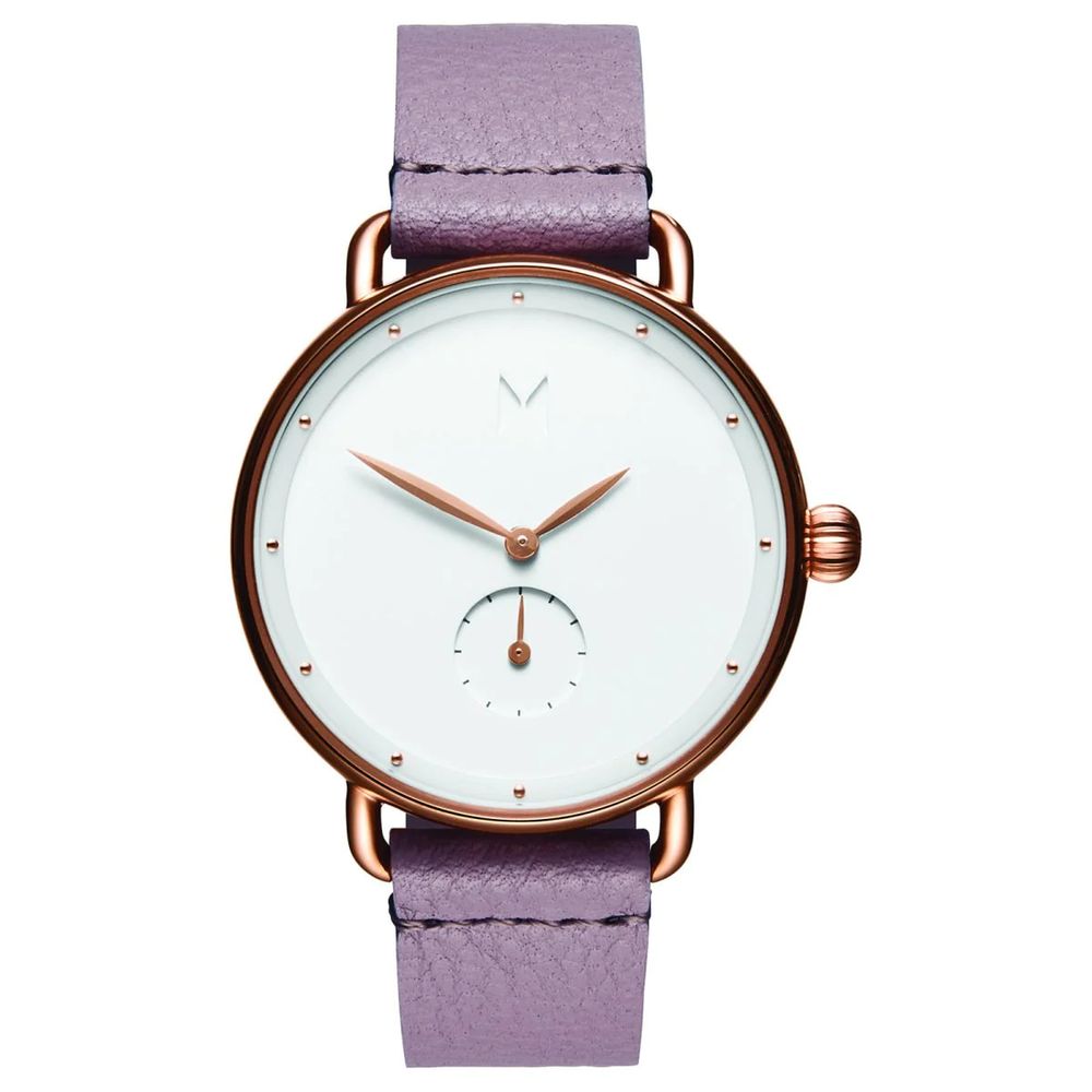 Reloj de Piel Morada MVMT