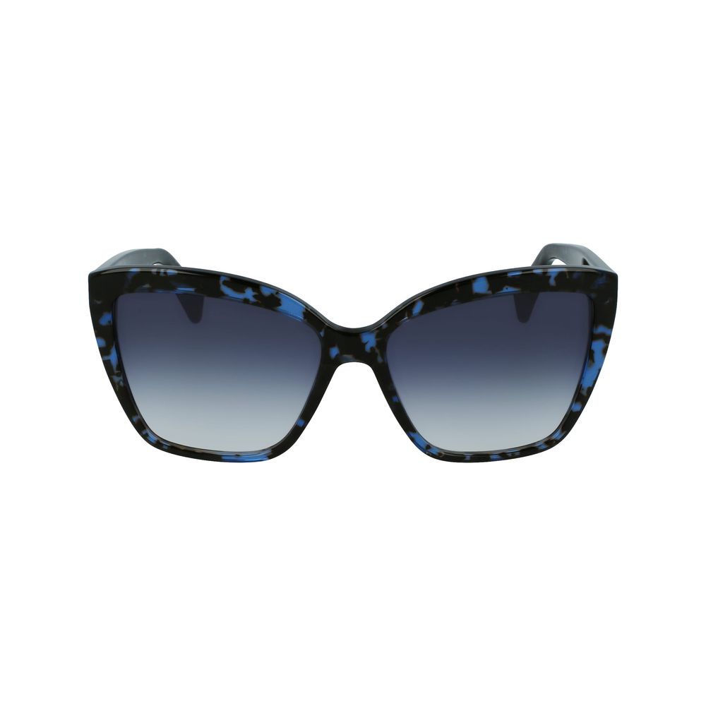 Lanvin Blue Haircalf Sunglasses
