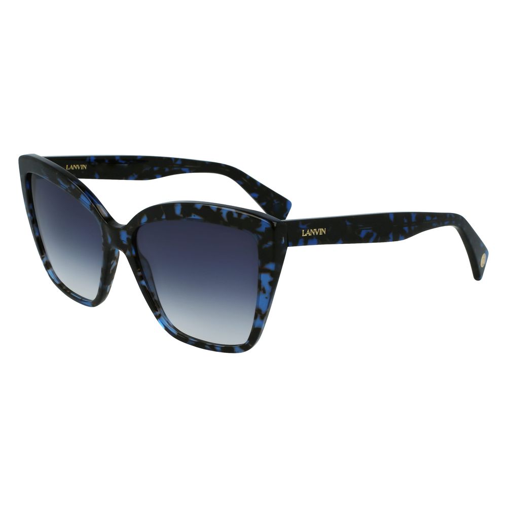 Lanvin Blue Haircalf Sunglasses