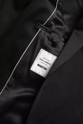 Dolce & Gabbana Blazer MARTINI de lana negro de botonadura sencilla