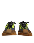 Dolce & Gabbana Multicolor Nylon Low Top NS1 Sneakers Shoes