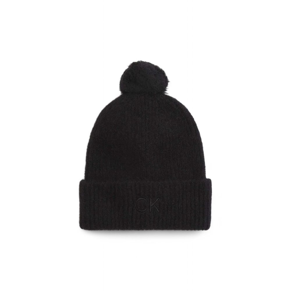 Calvin Klein Black Alpaca Leather Hat