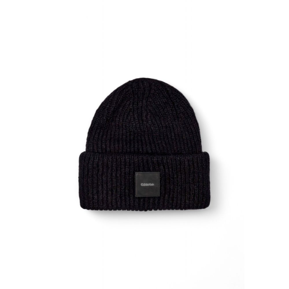 Calvin Klein Black Alpaca Leather Hats & Cap