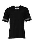 Dolce & Gabbana Camiseta de algodón con cuello redondo negra #DGMILLENNIALS